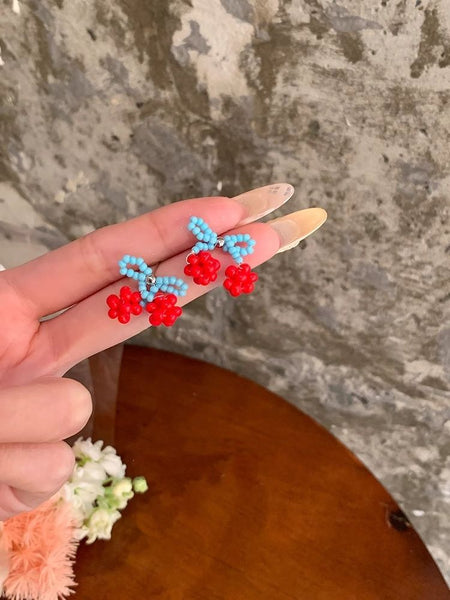 Cherry Stud Earring Bead FashionChic