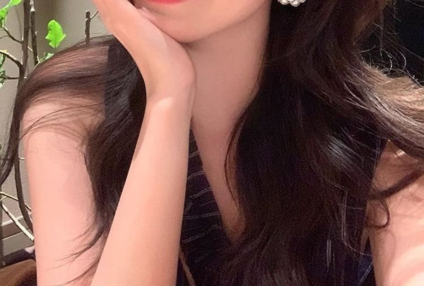 Earring Alloy Pearl Faux Drop FashionChic