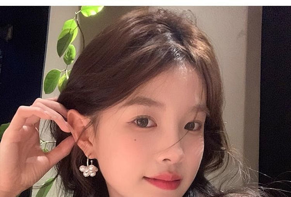 Earring Alloy Pearl Faux Drop FashionChic