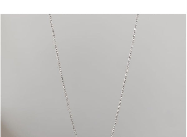 Sterling Silver Beaded Pearl Faux Necklace FashionChic