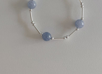 Sterling Gemstone Silver Bracelet Beaded FashionChic