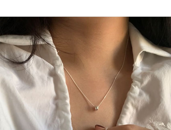 Sterling Bead Silver Pendant Necklace FashionChic