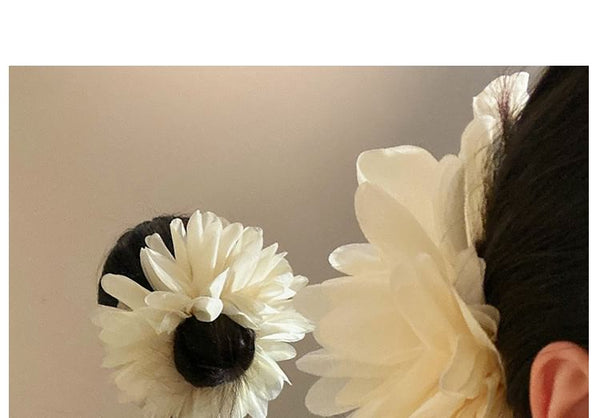 Flower Scrunchie Mesh FashionChic