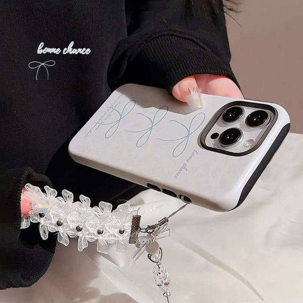 Lace Set Phone Case / Bow Charm FashionChic