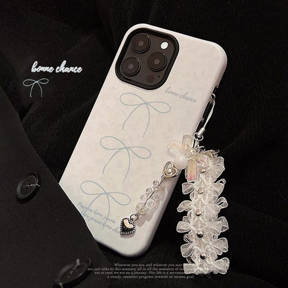 Lace Set Phone Case / Bow Charm FashionChic