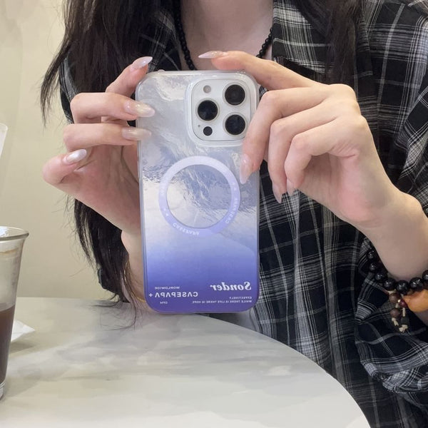 Case Phone Magnetic (Compatible with Gradient MagSafe) FashionChic