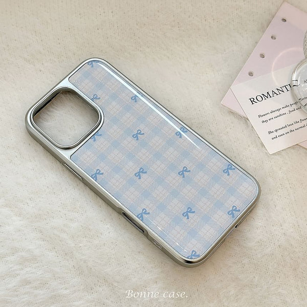 Bow Case Plaid Phone FashionChic