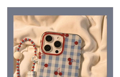 Cherry / Strap Case Print Set iPhone Beaded FashionChic