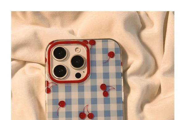 Cherry / Strap Case Print Set iPhone Beaded FashionChic