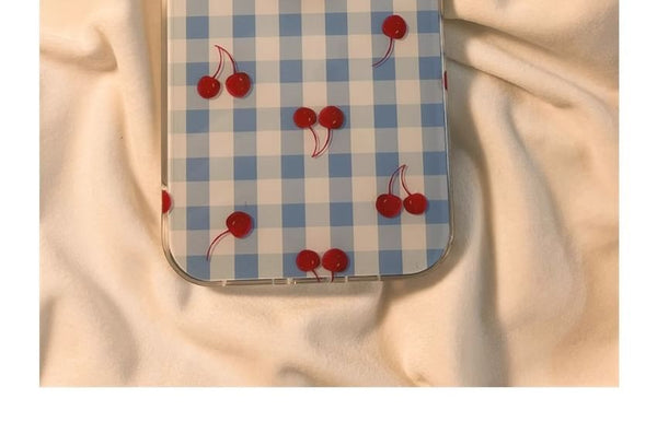 Cherry / Strap Case Print Set iPhone Beaded FashionChic