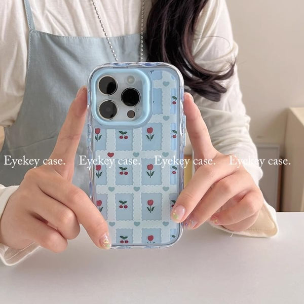 Set iPhone Case Charm / Floral Print FashionChic