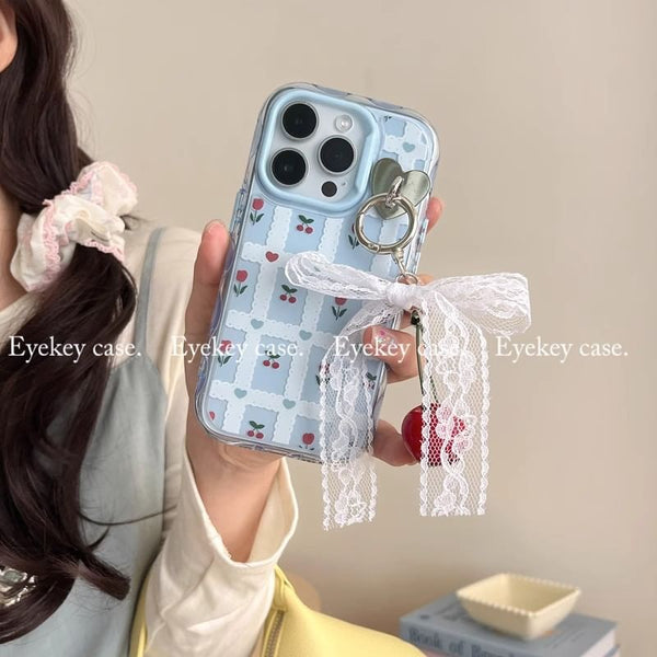 Set iPhone Case Charm / Floral Print FashionChic