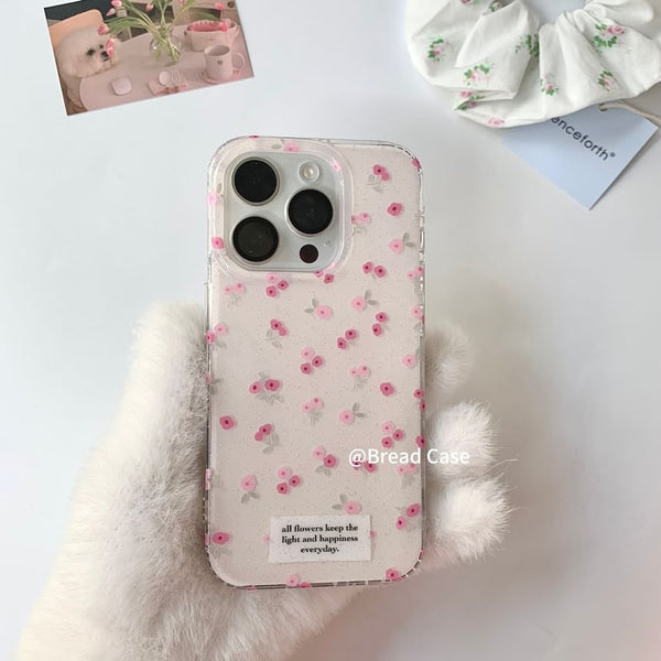 Floral iPhone Set Print / Strap Case Beaded FashionChic