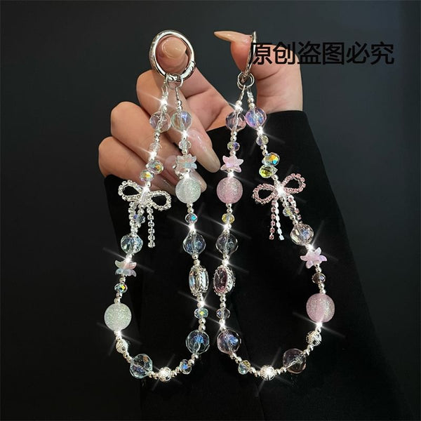 with Pad Phone Bead Lanyard FashionChic