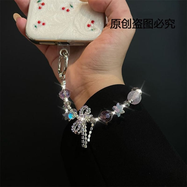 with Pad Phone Bead Lanyard FashionChic