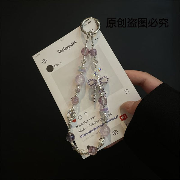 with Pad Phone Bead Lanyard FashionChic