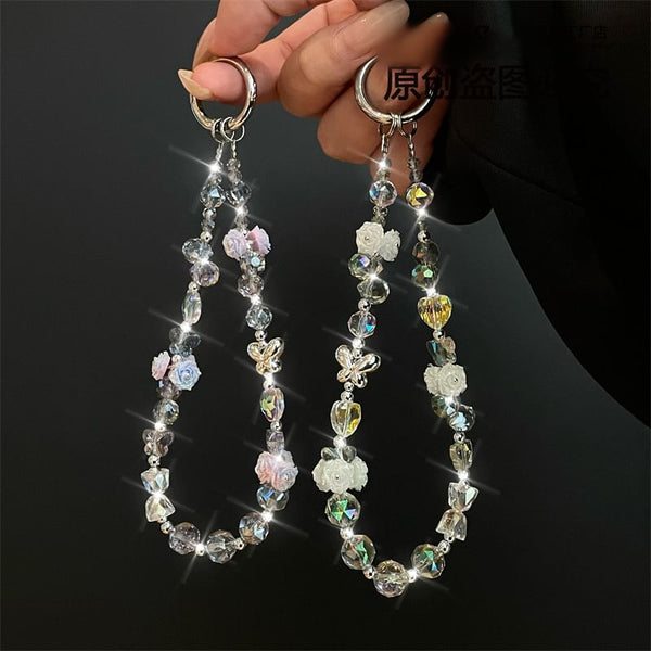 Phone Flower with Pad Lanyard FashionChic