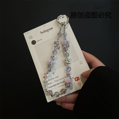 Phone Flower with Pad Lanyard FashionChic