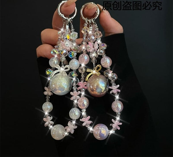 Pearl Pad with Lanyard Phone Faux FashionChic