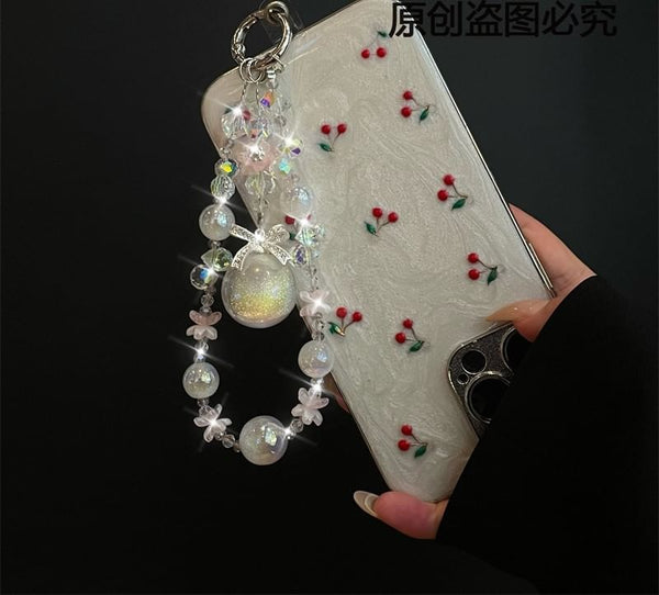 Pearl Pad with Lanyard Phone Faux FashionChic