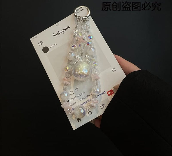 Pearl Pad with Lanyard Phone Faux FashionChic