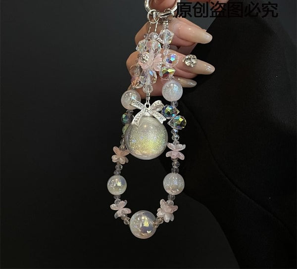 Pearl Pad with Lanyard Phone Faux FashionChic