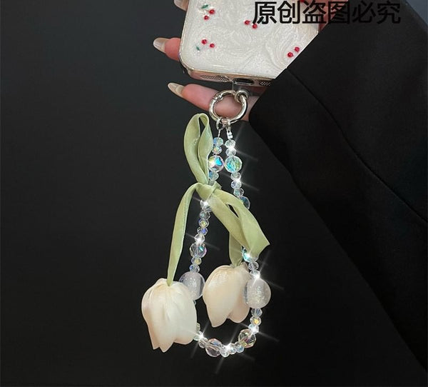 Lanyard Phone Flower Pad with FashionChic