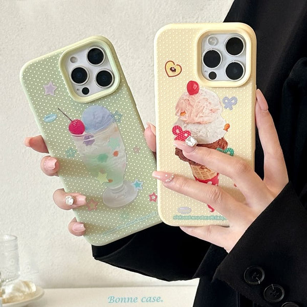 Cream Case Print Phone Ice FashionChic