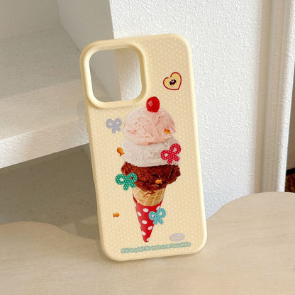 Cream Case Print Phone Ice FashionChic