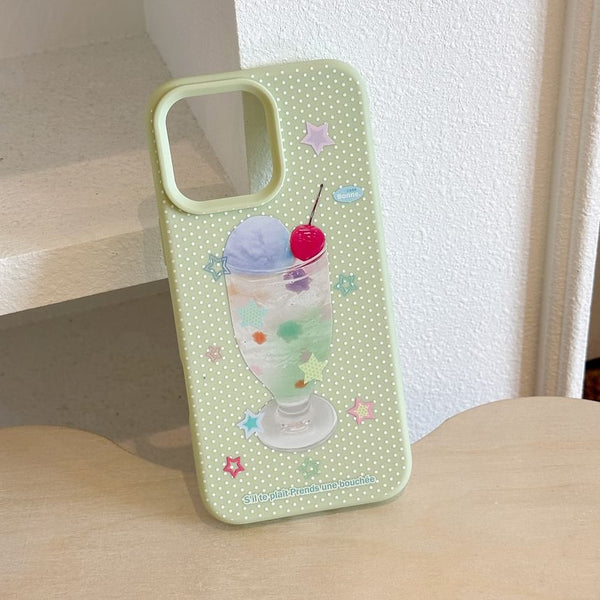 Cream Case Print Phone Ice FashionChic