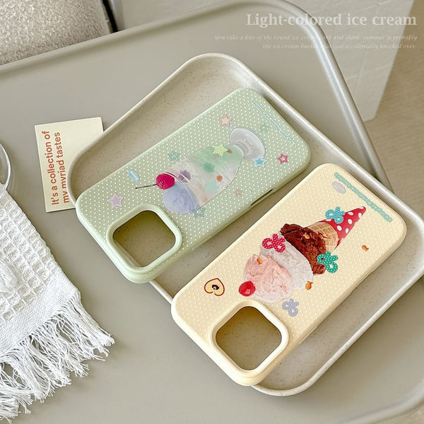 Cream Case Print Phone Ice FashionChic