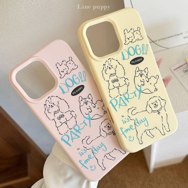 Phone Dog Print Case FashionChic