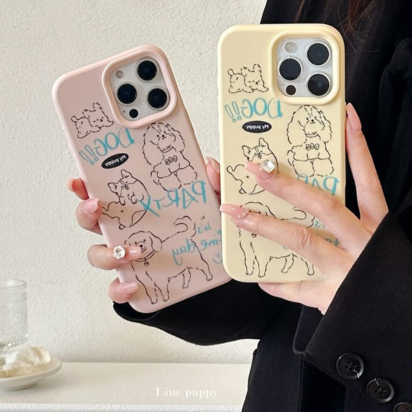 Phone Dog Print Case FashionChic