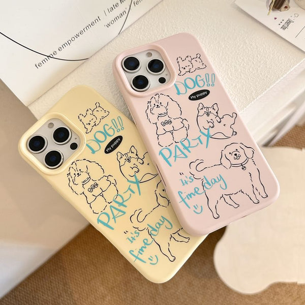 Phone Dog Print Case FashionChic