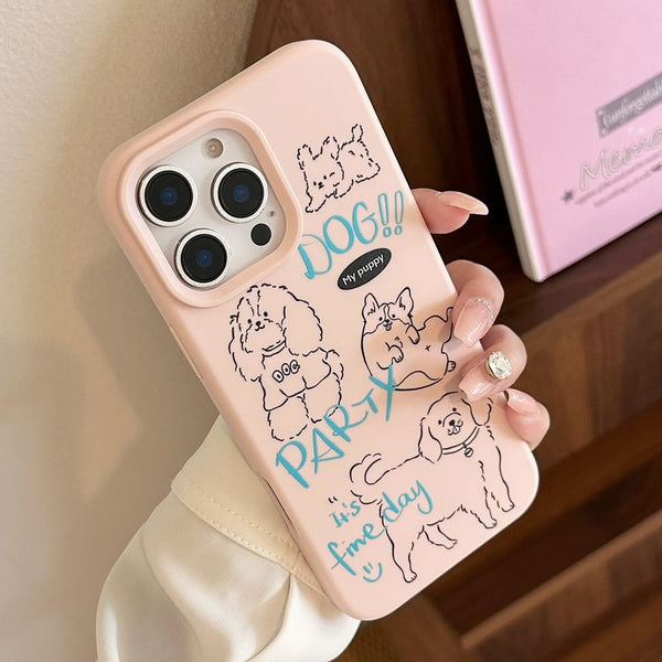 Phone Dog Print Case FashionChic