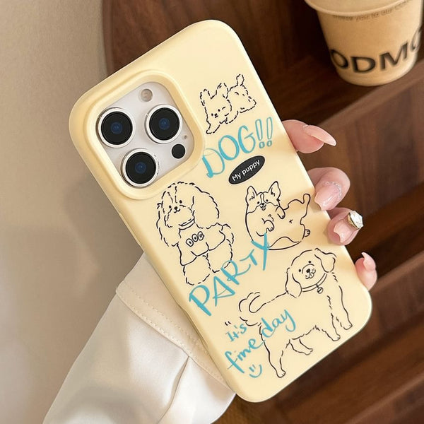 Phone Dog Print Case FashionChic