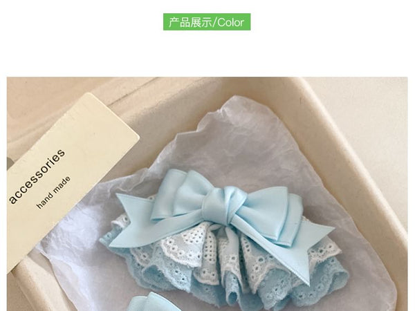 Clip / Lace Bow Hair Set FashionChic
