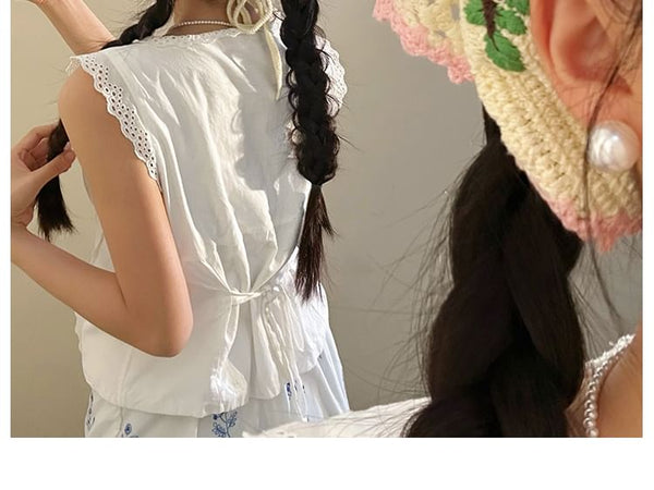 Band Head Floral Knit FashionChic