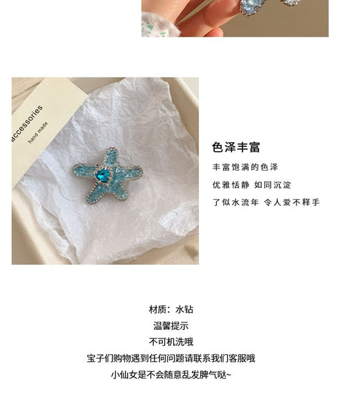 Set Hair Clip / Starfish FashionChic