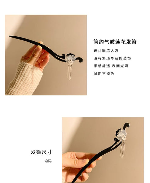 Floral Stick Hair FashionChic