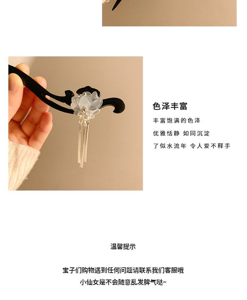 Floral Stick Hair FashionChic