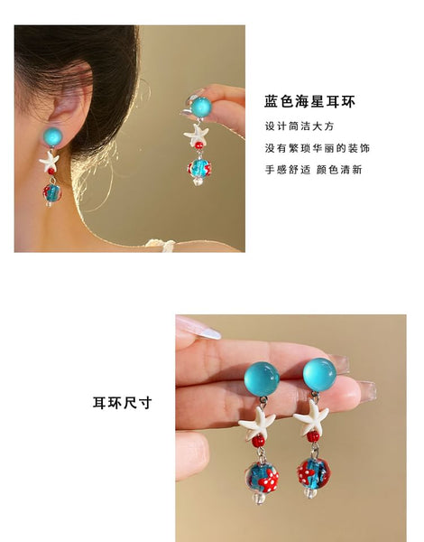 Earring Starfish Dangle FashionChic