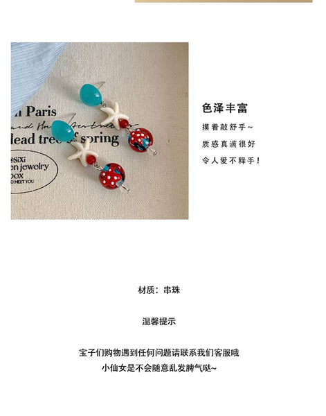 Earring Starfish Dangle FashionChic