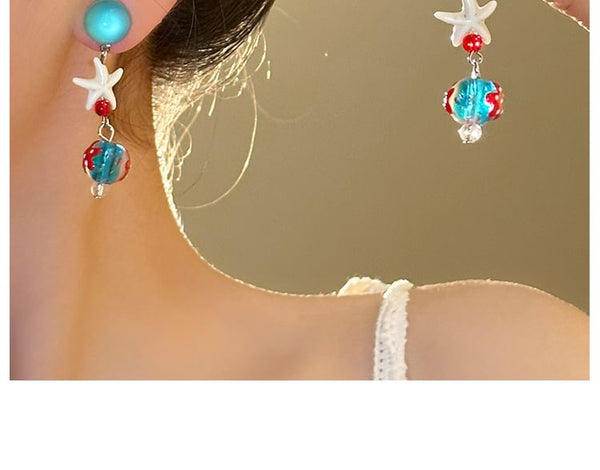 Earring Starfish Dangle FashionChic
