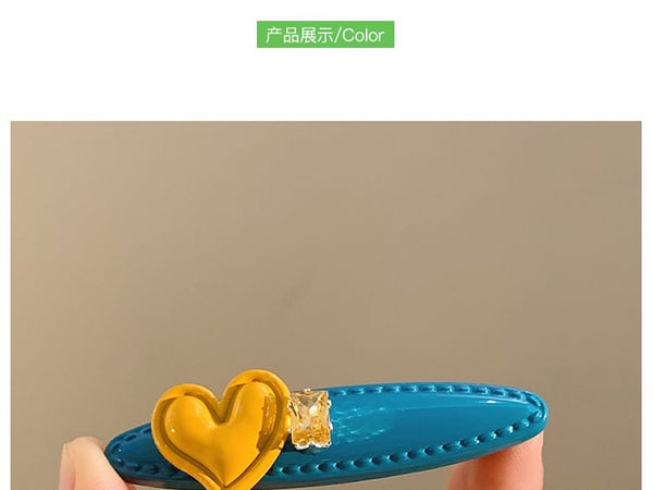 Set Hair Clip Heart / FashionChic