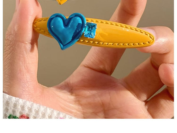 Set Hair Clip Heart / FashionChic