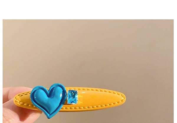 Set Hair Clip Heart / FashionChic