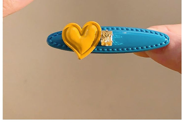 Set Hair Clip Heart / FashionChic