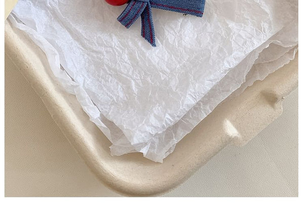 Bow Denim Set Clip Hair FashionChic