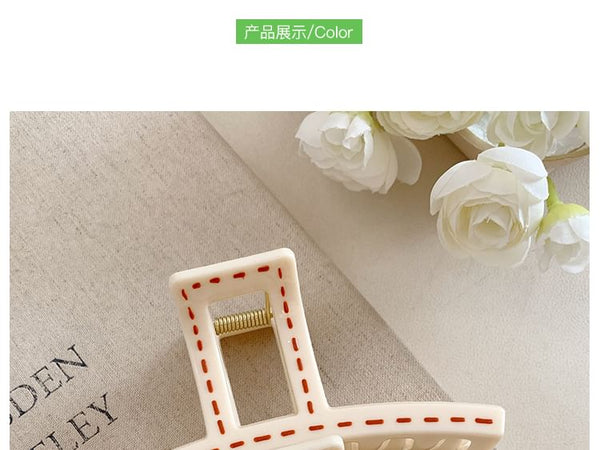 Hair Claw Stitching FashionChic